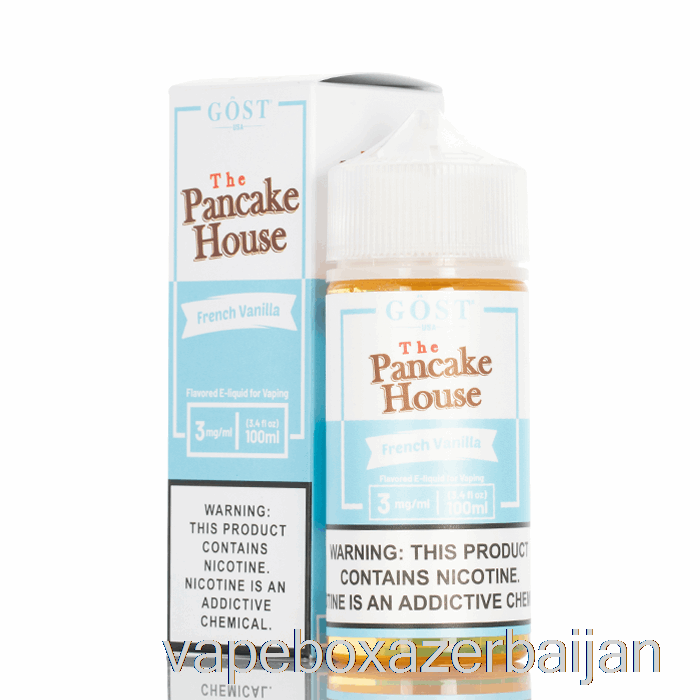 Vape Azerbaijan French Vanilla - The Pancake House - GOST Vapor - 100mL 3mg